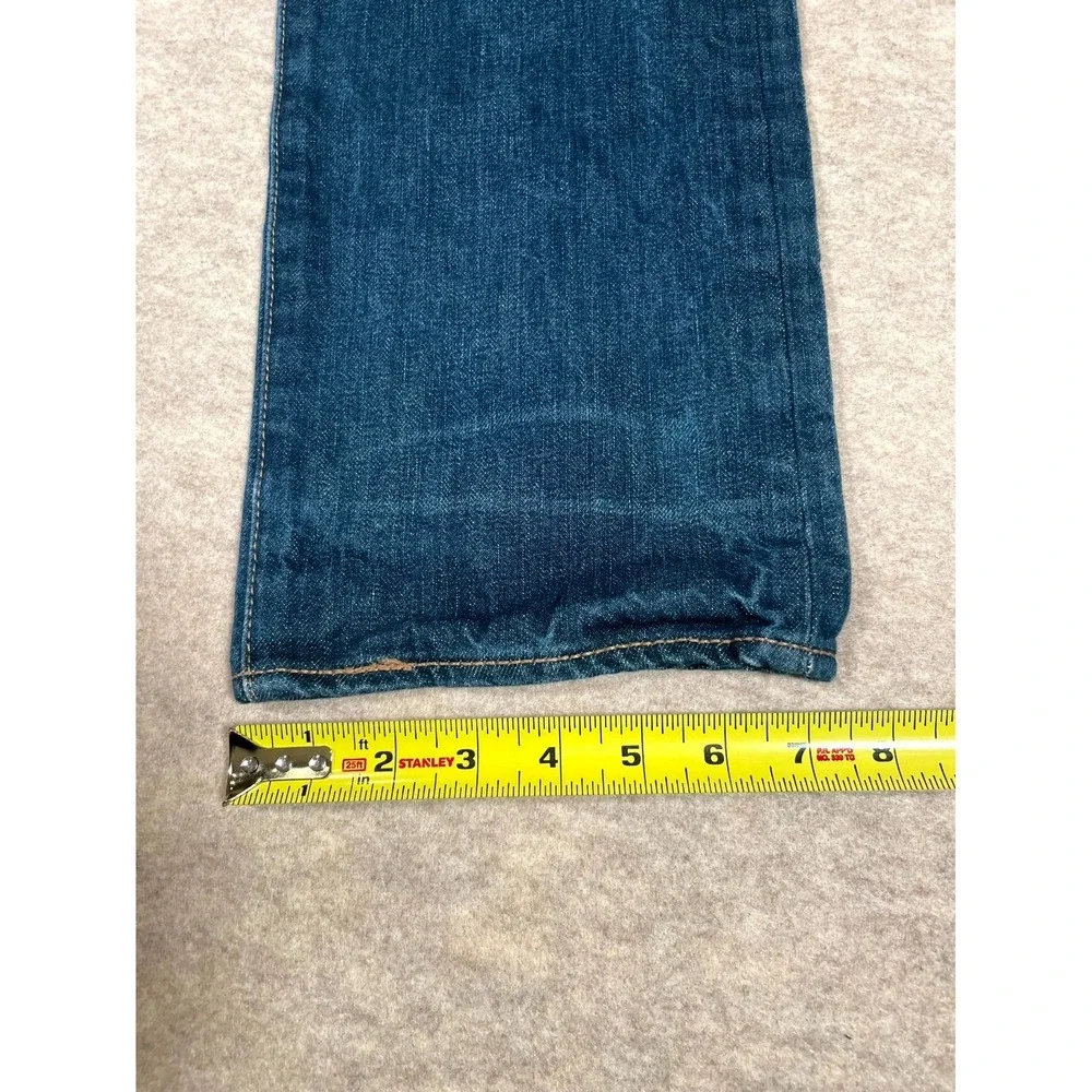 Vintage Levi's 501 Original Fit Jeans Men 34x30 Blue Whiskering Denim Button Fly